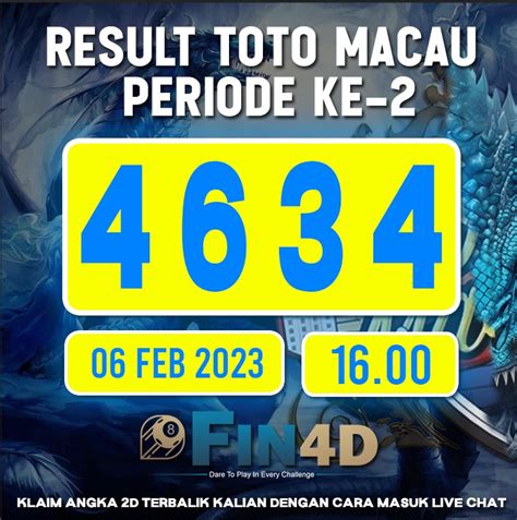 hasil toto macau 5d|Live Draw Macau, Live Macau pools, Result Toto Macau 4D.